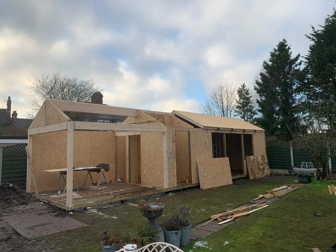 SIP wall panel construction